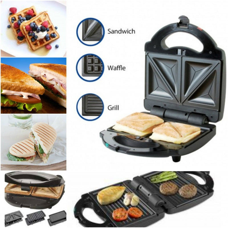 Sandwichera multifuncional de acero inoxidable MARCA PREMIUM