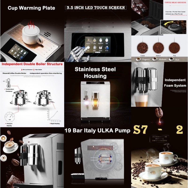 Máquina de café y cappuccino comercial profesional