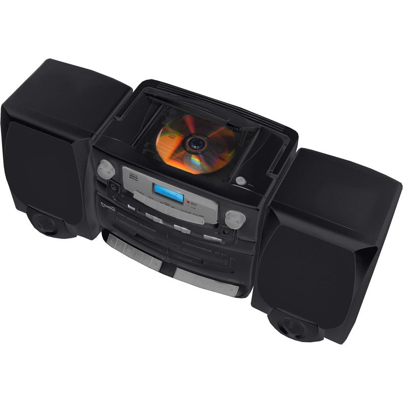 Minicomponente Reproductor CD, USB, RADIO, CASETTE MARCA SUPERSONIC