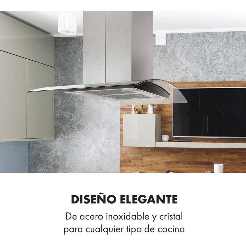 Extractor de olores para isla de 89 cm tipo campana MARCA PREMIERE