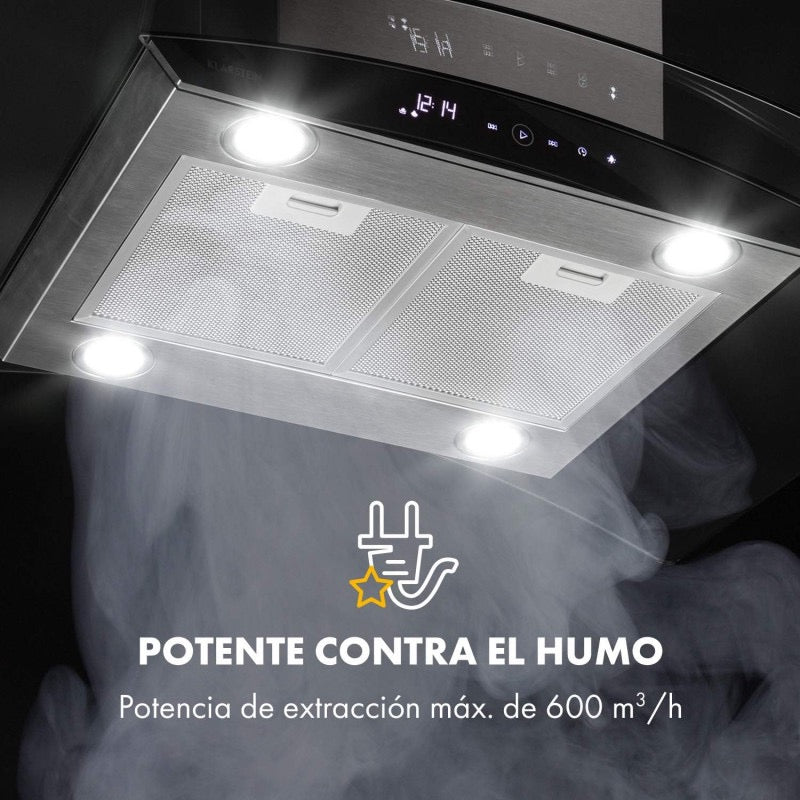 Extractor de olores para isla de 89 cm tipo campana MARCA PREMIERE