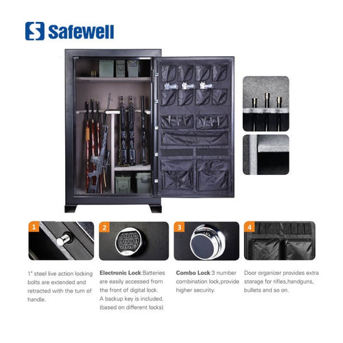 Cajas fuertes para rifles o para armas cortas MARCA SAFEWELL