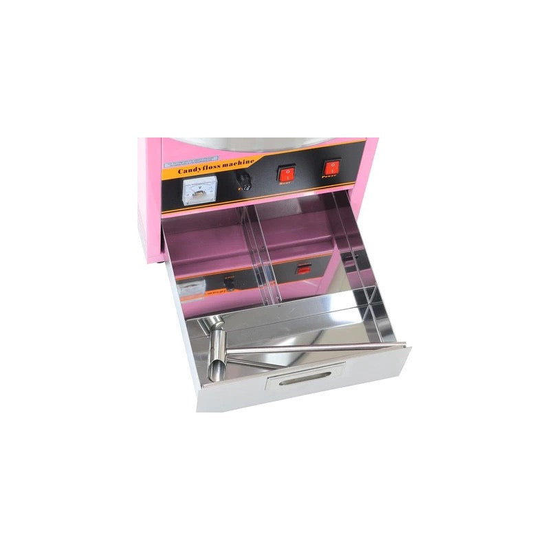 Máquina de Algodón de Azúcar Industrial con ruedas tipo carrito