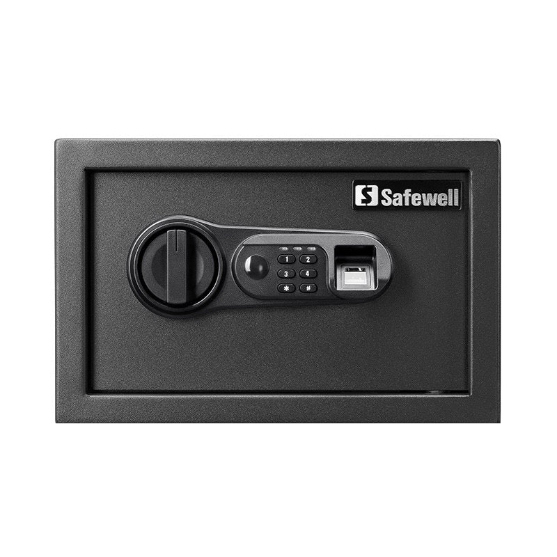 Caja fuerte de seguridad con lector huella dactilar y codigo electrónico MARCA SAFEWELL