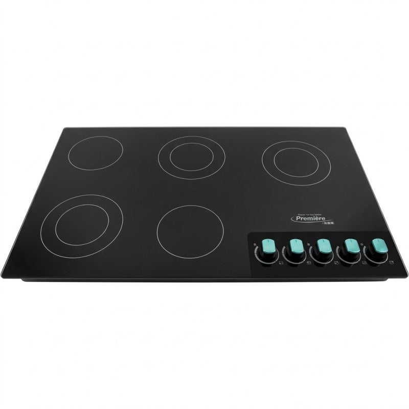 Estufa Eléctrica vitroceramica de 5 hornillas Para Empotrar MARCA PREMIERE