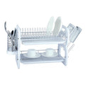 Escurridor de platos de 2 Niveles Blanco MARCA EUROWARE