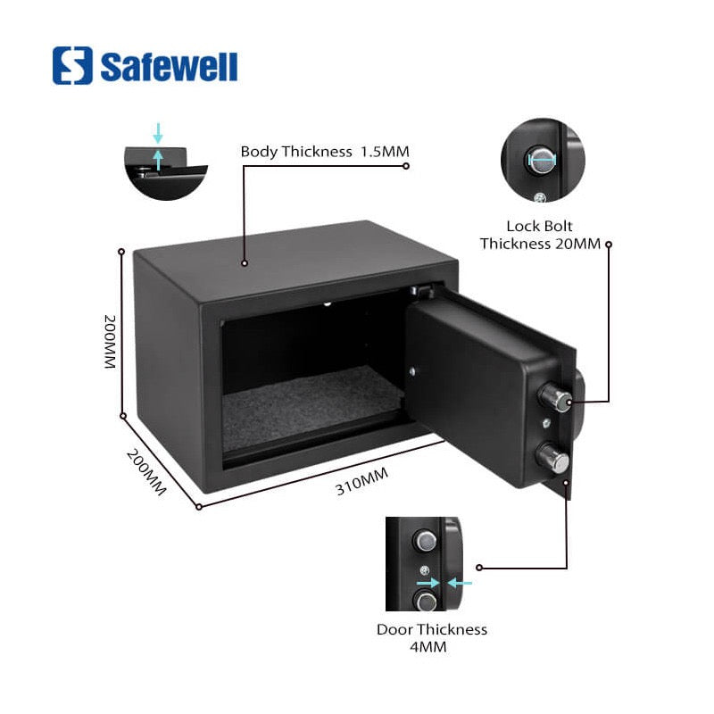 Caja fuerte de seguridad MARCA SAFEWELL