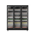 Enfriador exhibidor vertical de 37 pies cubicos MARCA PREMIERE