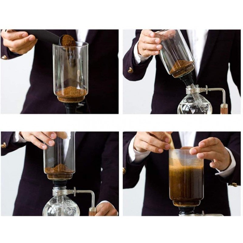 Sifón personal de 3 tazas para café MARCA PREMIERE