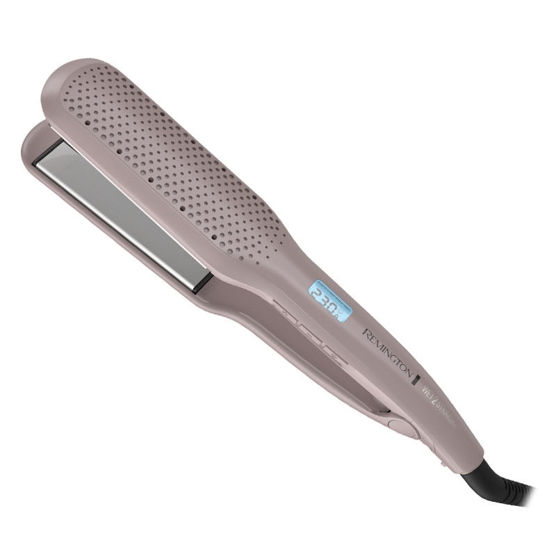 Plancha para cabello humedo y seco con sensor inteligente MARCA REMINGTON